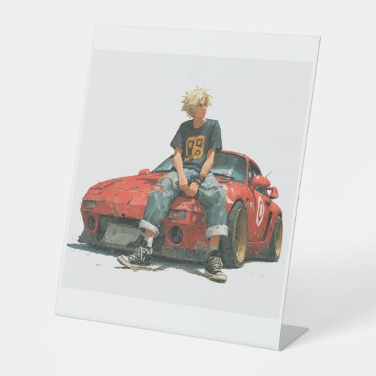 expositor en l de coche modificado sockelschild (Vorderseite)