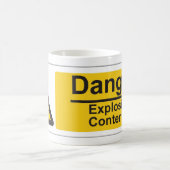 Exposive Inhalt Kaffeetasse (Mittel)