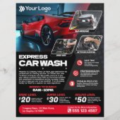 Express Car Wash - (Vorlage) Flyer (Vorne)