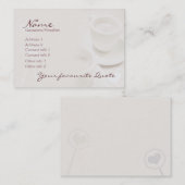 Express Coffee Café Business Card Visitenkarte (Vorne/Hinten)