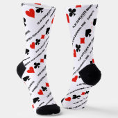 Express Deine rational side Play Duplicate Bridge Socken (Gewinkelt)