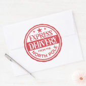 Express Delivery from the North Pole Sticker (Umschlag)