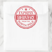 Express Delivery from the North Pole Sticker (Tasche)