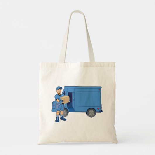 Express Delivery Man Tragetasche (Rückseite)