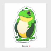 Express Dich mit Frog-Aufklebern. Aufkleber (Blatt)