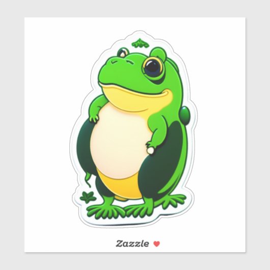 Express Dich mit Frog-Aufklebern. Aufkleber (Blatt)
