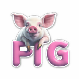 Express Dich mit Schweineklebern Aufkleber