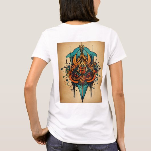 Express - Einzigartiger Designer T - Shirt-Collect T-Shirt (Rückseite)