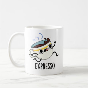 Express Funny Running Coffee Pub Kaffeetasse
