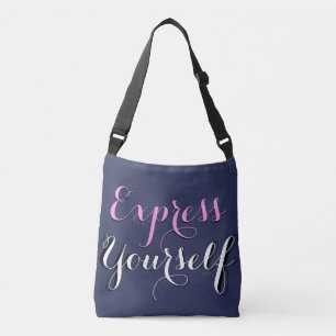 Express-Grafik Tragetaschen Mit Langen Trägern