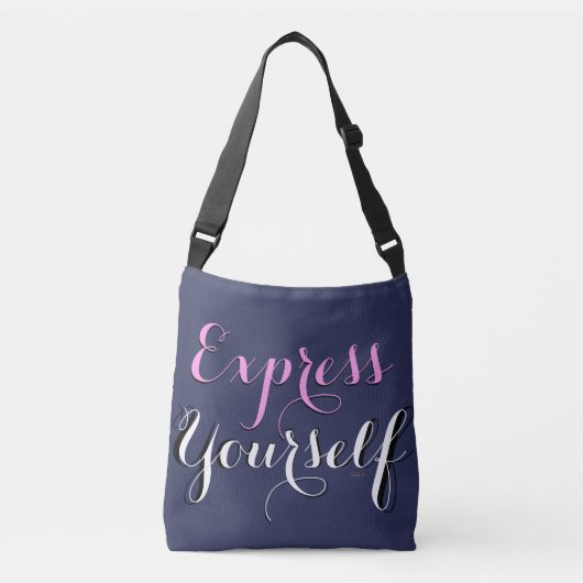 Express-Grafik Tragetaschen Mit Langen Trägern (Vorderseite)