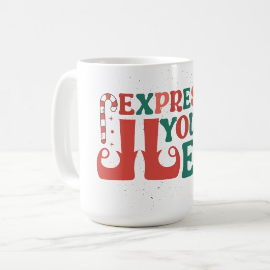 Express Ihre ELF-Tasse Kaffeetasse (Vorderseite Links)