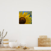 Express Liebe Sonnenblumen-Plakat Poster (Küche)
