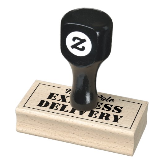 Express-Lieferung an den Santa North Pole Gummistempel (Stempel)