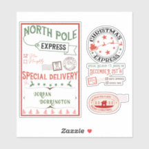 Express Lieferung North Pole Santa Mail gibt Wasse