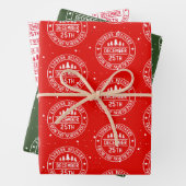 Express-Lieferung vom Nordpol Geschenkpapier Set (Beispiel)