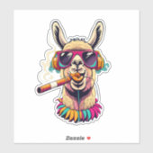 Express mit Llama Vinyl Stickers Aufkleber (Blatt)