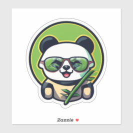 Express mit Panda Stickers Aufkleber