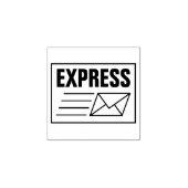 EXPRESS-POST GUMMISTEMPEL (Prägung)