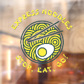 Express Ramen Noodles Restaurant Grosses Fensteraufkleber (Blatt 2)