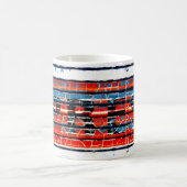 "Express" - rustikale Peeling-Farbe Kaffeetasse (Mittel)