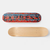"Express" - rustikale Peeling-Farbe Skateboard (Horizontal)