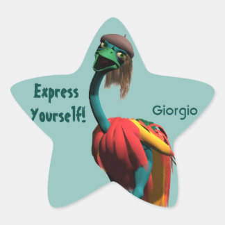Express-Stickers Stern-Aufkleber