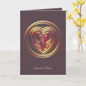Express the Heart - Gauguin3 - Art Card Karte (Gelbe Blume)