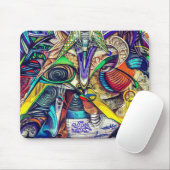 Express Your Urban Spirit: Graffiti Art Mousepad (Mit Mouse)