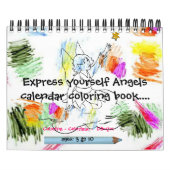 Express Yourself™ Angel Calendar Colorbook Kalender (Titelbild)