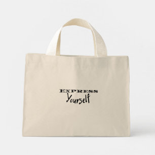 Express Yourself Tragetasche Minimalistischer wi