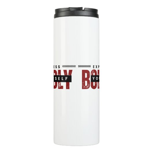 Expressfahrt selbst Bolselig Thermosbecher (Rückseite)