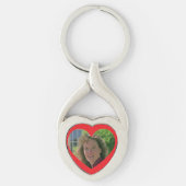 Expression of love -- photo Heart-shaped Schlüsselanhänger (Vorderseite)