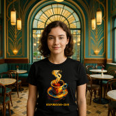 Expressionismus Gemälde des Espressocoffee Cup T-Shirt