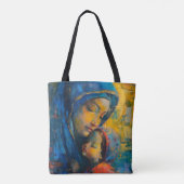 Expressionismus Maria und Jesus Tasche (Rückseite)