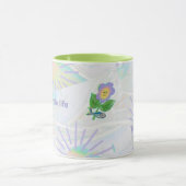 Expressionismus sieht aus: Einfaches Leben bringt Tasse (Zentrum)