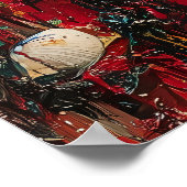 Expressionist Die Geburt der Venus - mutig und erm Poster (Ecke)