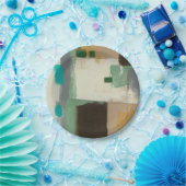 Expressionist-Malerei mit schweren Pappteller (Party)