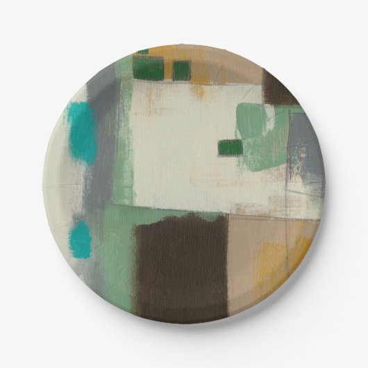 Expressionist-Malerei mit schweren Pappteller (Vorderseite)