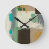 Expressionist-Malerei mit schweren Runde Wanduhr (Vorderseite)