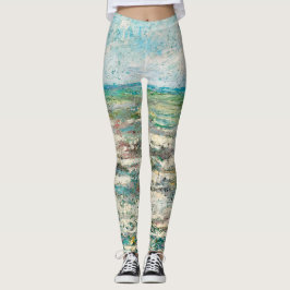 Expressionist Modern Art Seascape Toorop Malerei Leggings