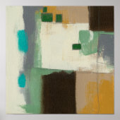 Expressionist Painting with Heavy Brush Strokes Poster (Vorne)