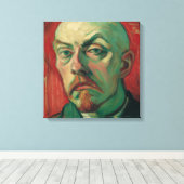 Expressionist Self-Portrait Leinwanddruck (Insitu (Holzboden))