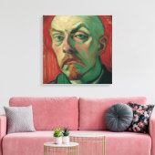 Expressionist Self-Portrait Leinwanddruck (Insitu (Wohnzimmer))