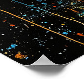 Expressionist The Creation von Adam - Fett Rethink Poster (Ecke)