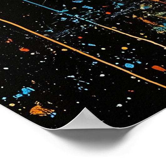 Expressionist The Creation von Adam - Fett Rethink Poster (Ecke)