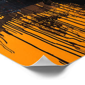 Expressionistin Mona Lisa Poster - Bold Contempora (Ecke)