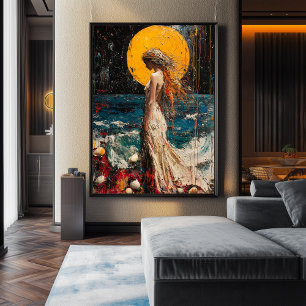 Expressionistische Die Geburt der Venus – Bold neu Poster