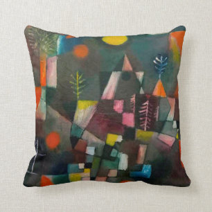 Expressionistische Kunst Paul Klee Vollmond Kissen
