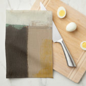 Expressionistische Malerei mit starken Pinselstric Geschirrtuch (Viertel Falte)